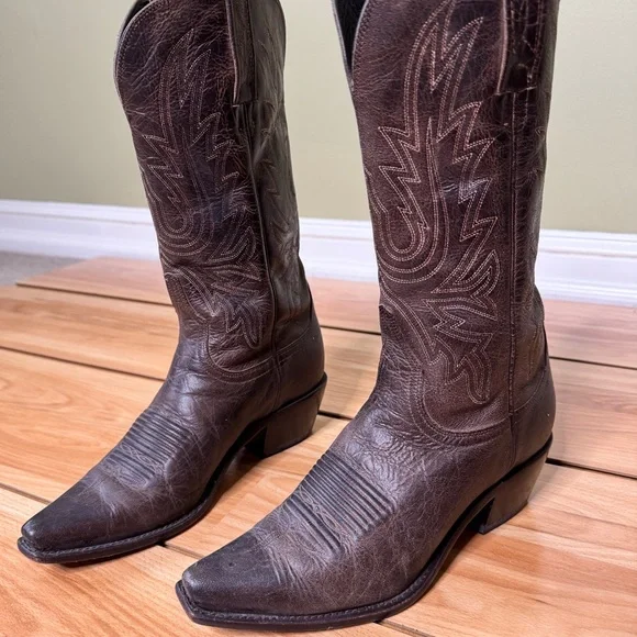 *New Price* Charlie 1 Horse/Lucchese Mad Dog Calf High Cowboy Western Boots Sz 7 - Picture 4 of 4